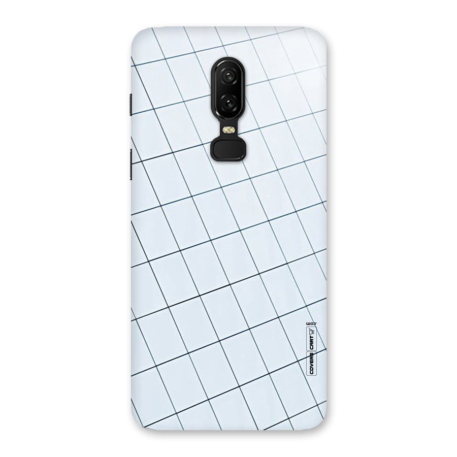 Glass Square Wall Back Case for OnePlus 6