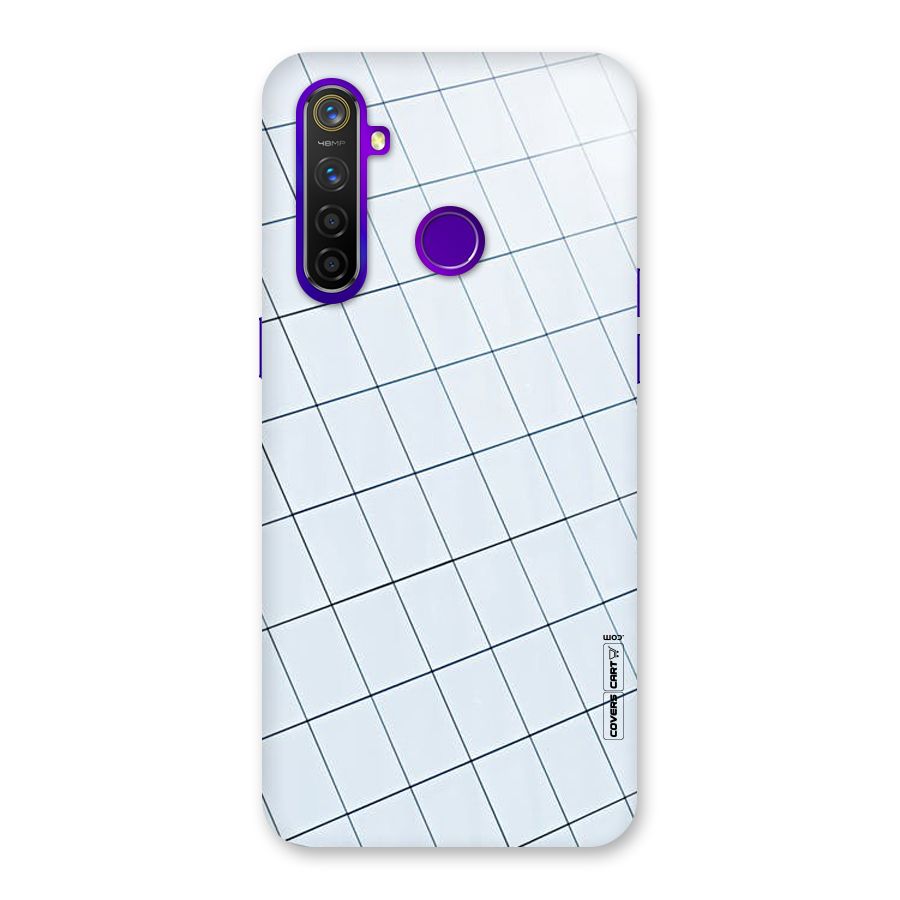 Glass Square Wall Back Case for Realme 5 Pro