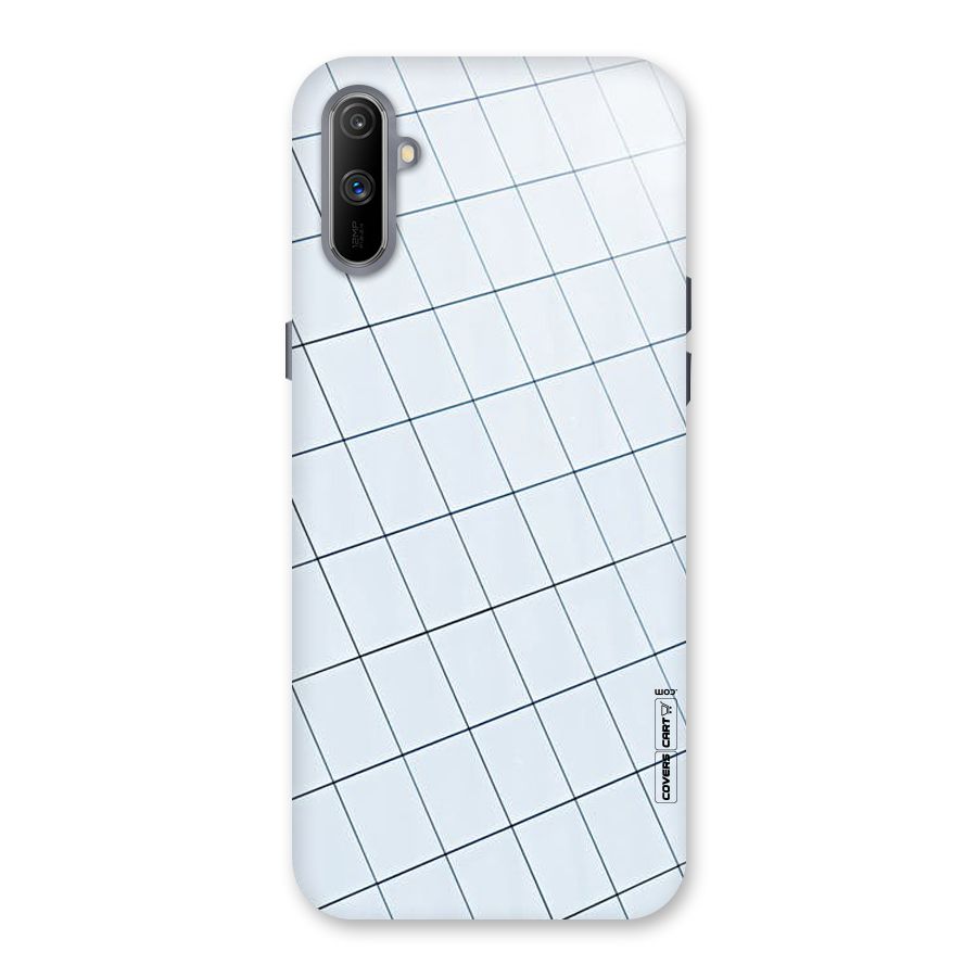 Glass Square Wall Back Case for Realme C3