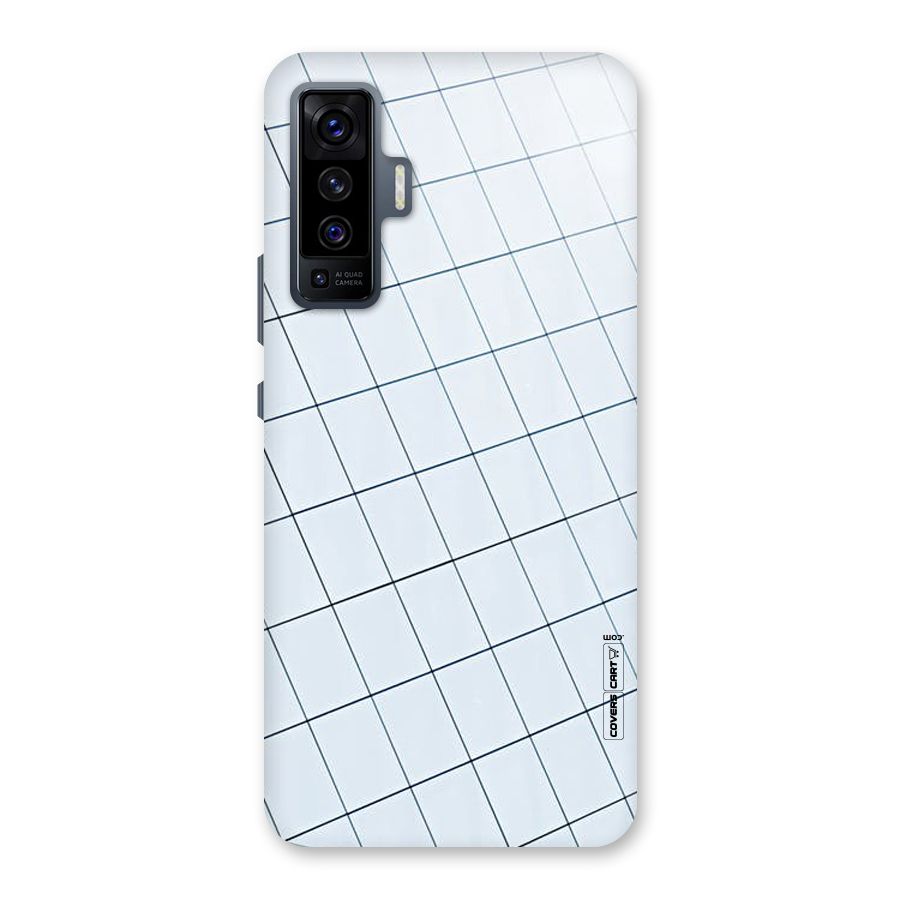 Glass Square Wall Back Case for Vivo X50