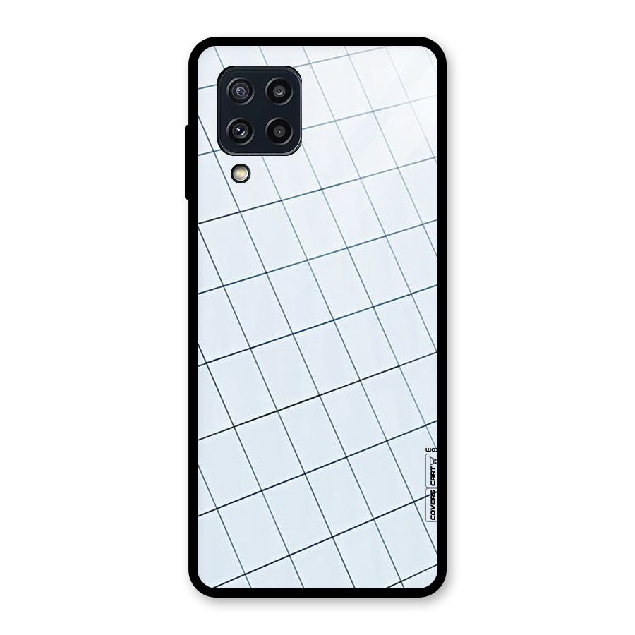 Glass Square Wall Glass Back Case for Galaxy M32