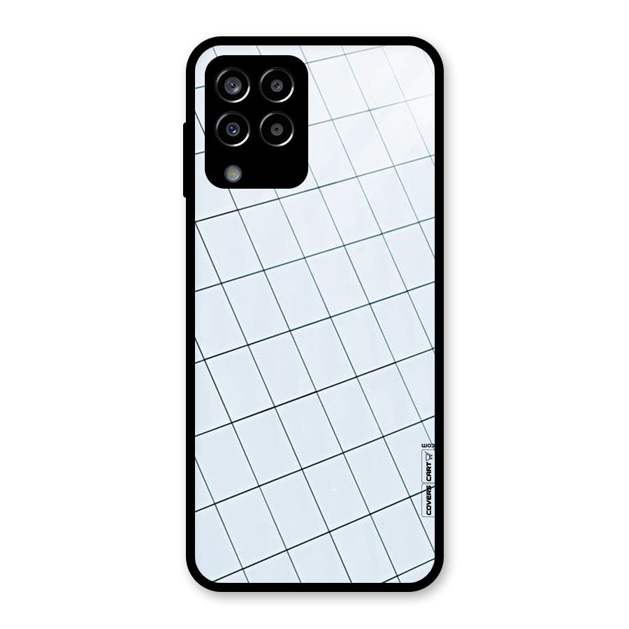 Glass Square Wall Glass Back Case for Galaxy M33