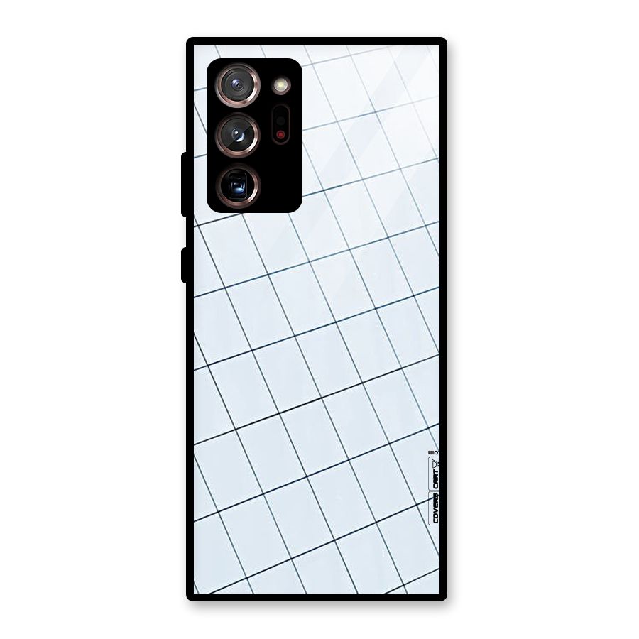 Glass Square Wall Glass Back Case for Galaxy Note 20 Ultra 5G