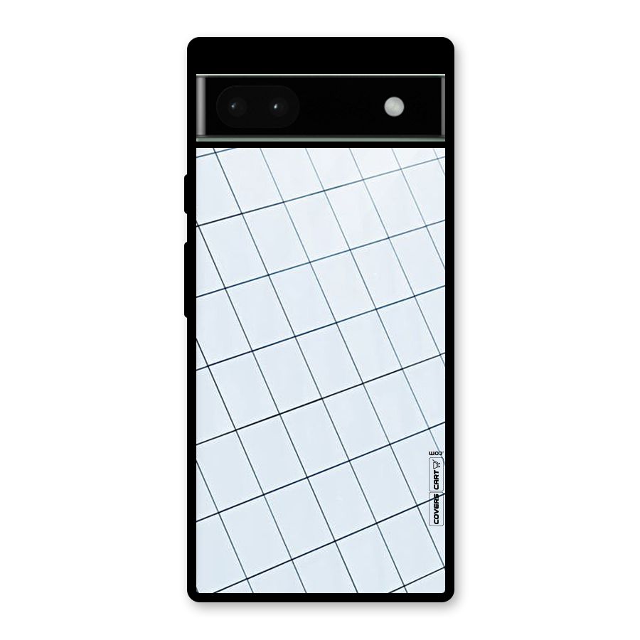 Glass Square Wall Glass Back Case for Google Pixel 6a