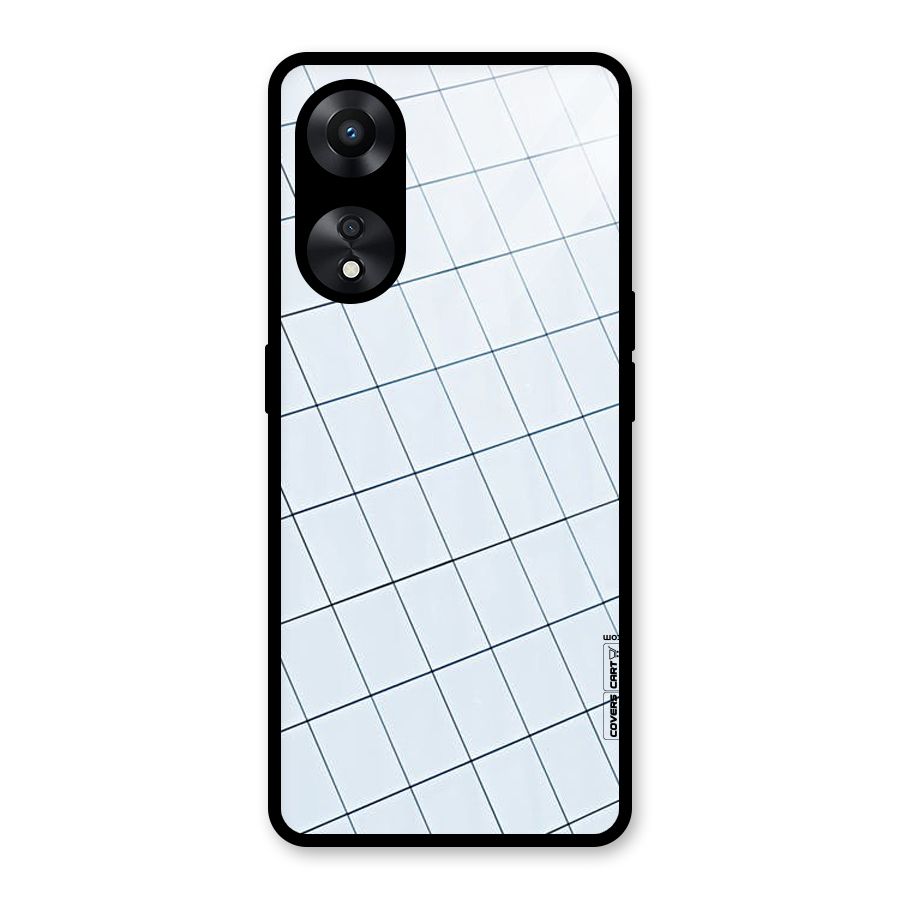 Glass Square Wall Glass Back Case for Oppo A78
