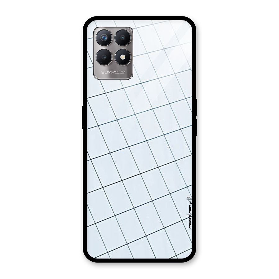 Glass Square Wall Glass Back Case for Realme Narzo 50