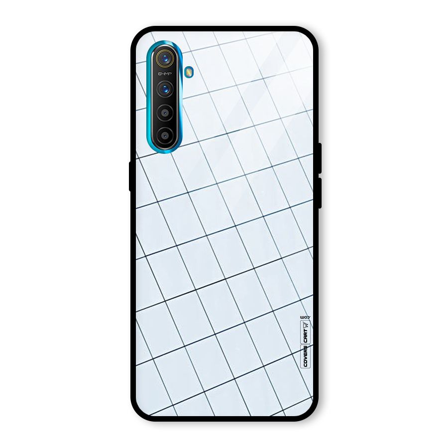 Glass Square Wall Glass Back Case for Realme X2