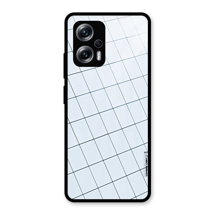 Glass Square Wall Glass Back Case for Redmi K50i