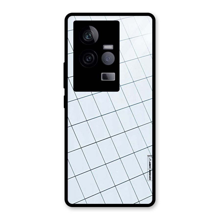 Glass Square Wall Glass Back Case for Vivo iQOO 11 5G
