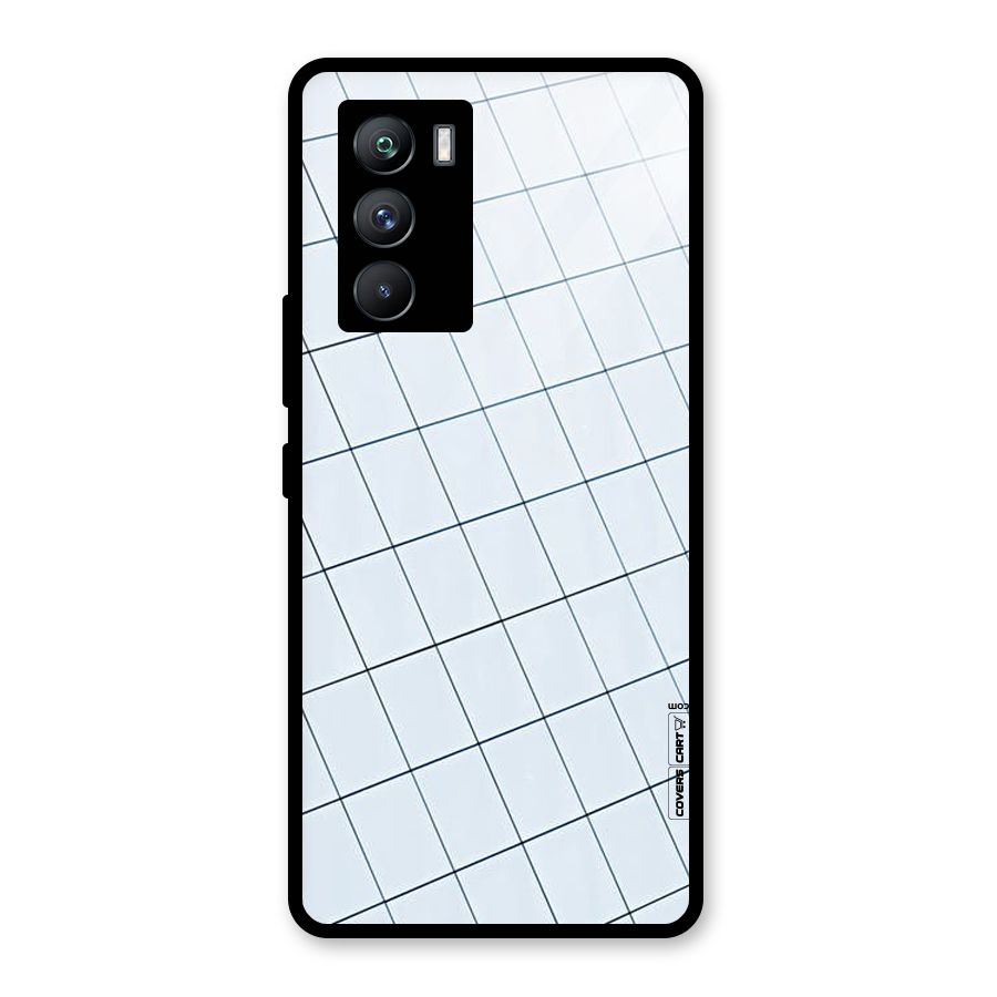 Glass Square Wall Glass Back Case for Vivo iQOO 9 SE