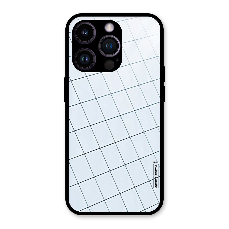 Glass Square Wall Glass Back Case for iPhone 14 Pro