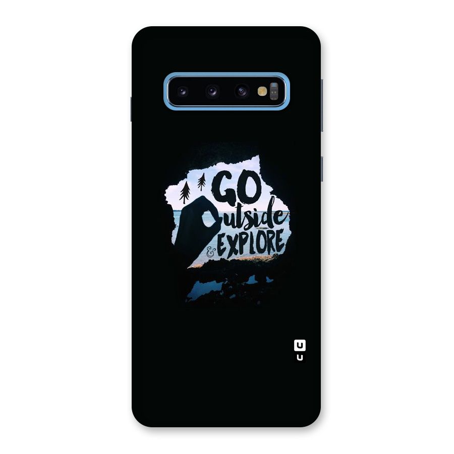 Go Outside Back Case for Galaxy S10