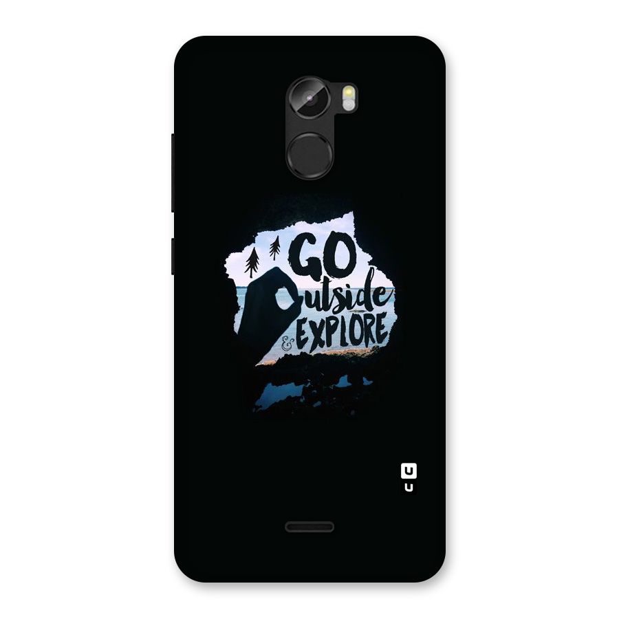 Go Outside Back Case for Gionee X1