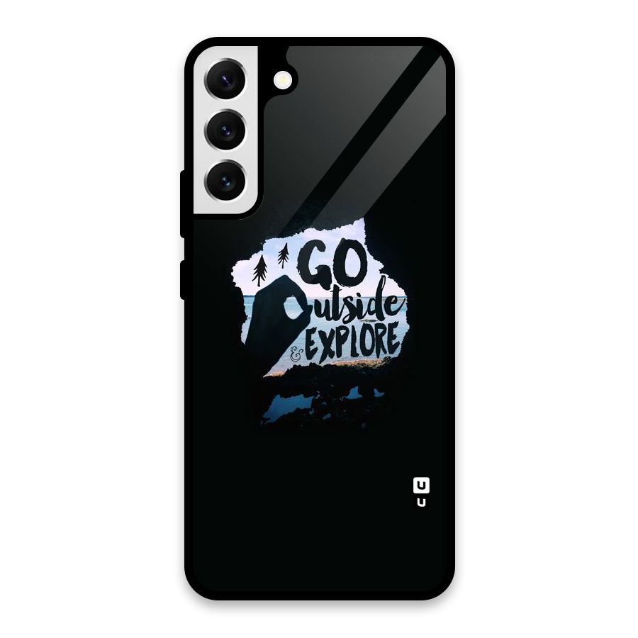 Go Outside Glass Back Case for Galaxy S22 Plus 5G