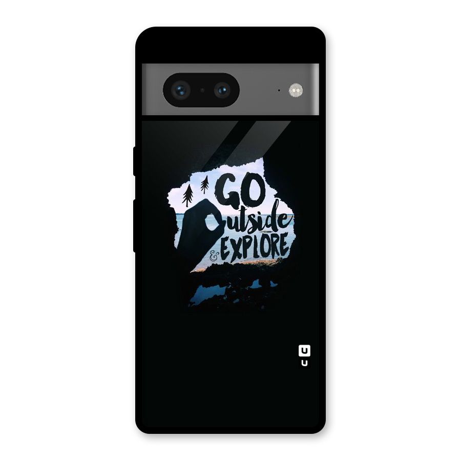 Go Outside Glass Back Case for Google Pixel 7