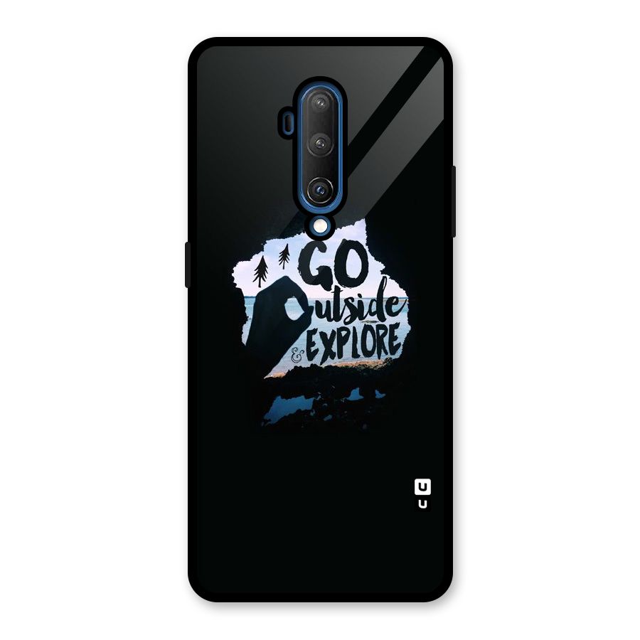 Go Outside Glass Back Case for OnePlus 7T Pro