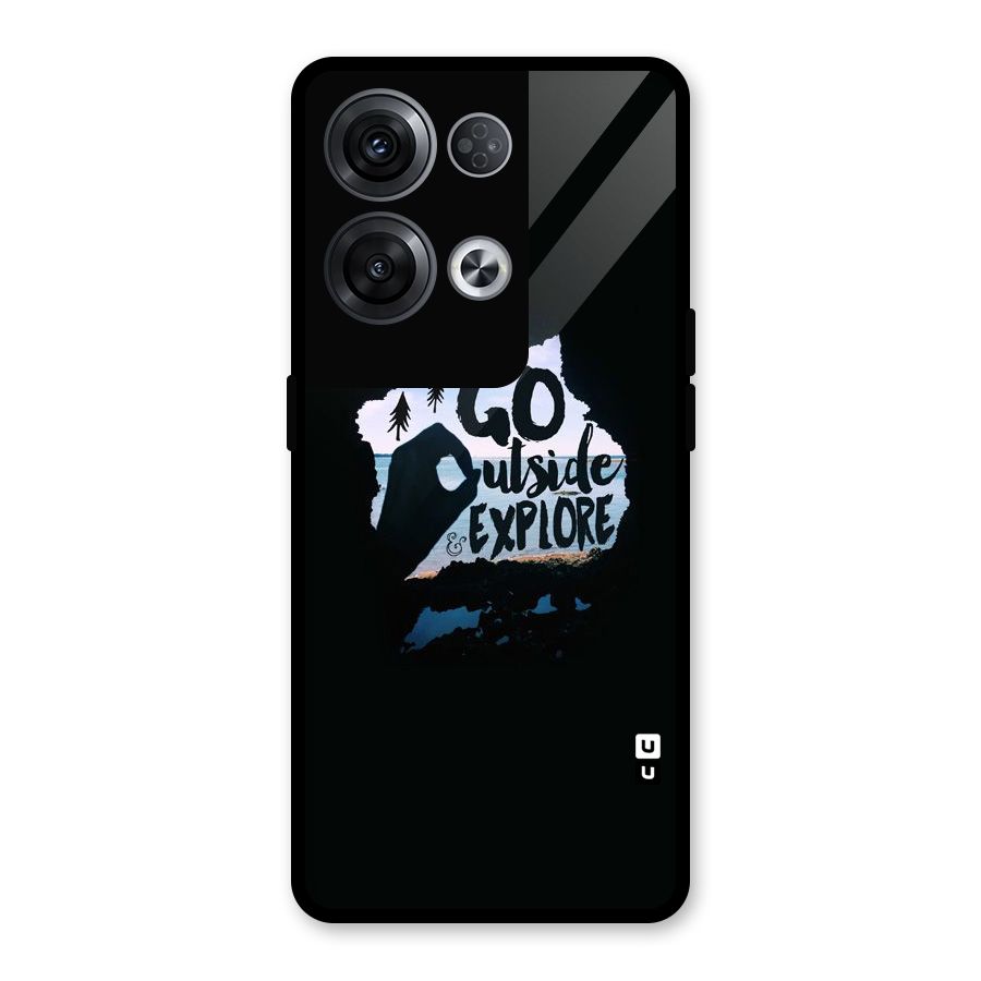 Go Outside Glass Back Case for Oppo Reno8 Pro 5G