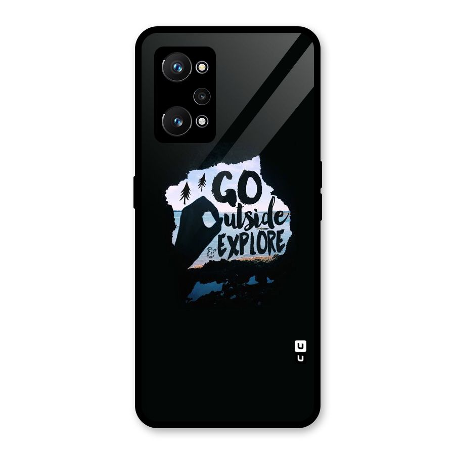 Go Outside Glass Back Case for Realme GT Neo 3T