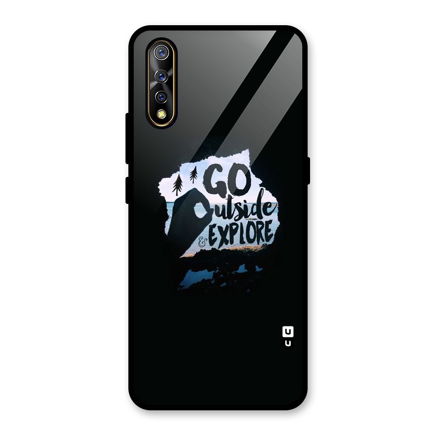 Go Outside Glass Back Case for Vivo S1