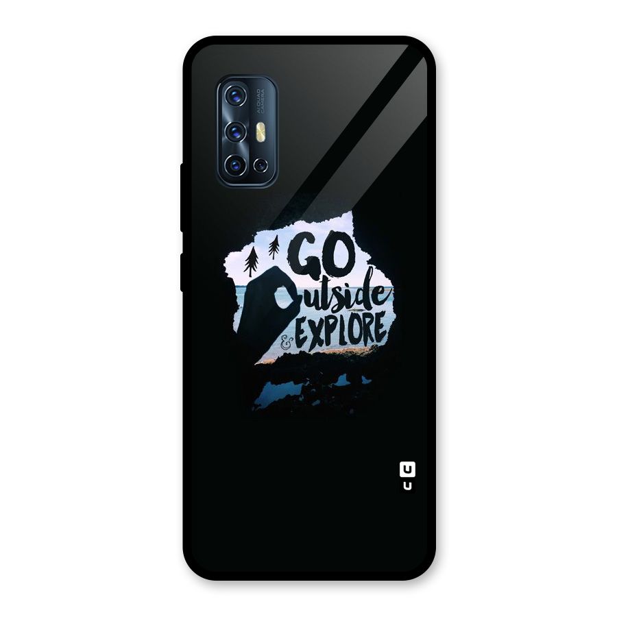 Go Outside Glass Back Case for Vivo V17