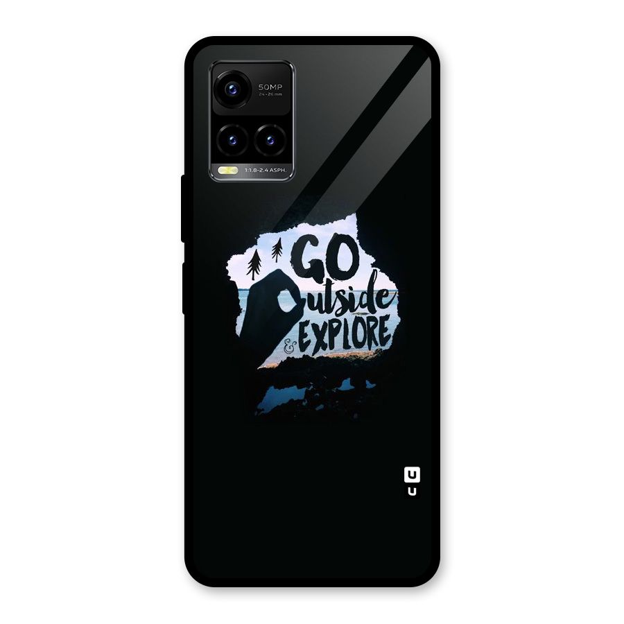 Go Outside Glass Back Case for Vivo Y21T