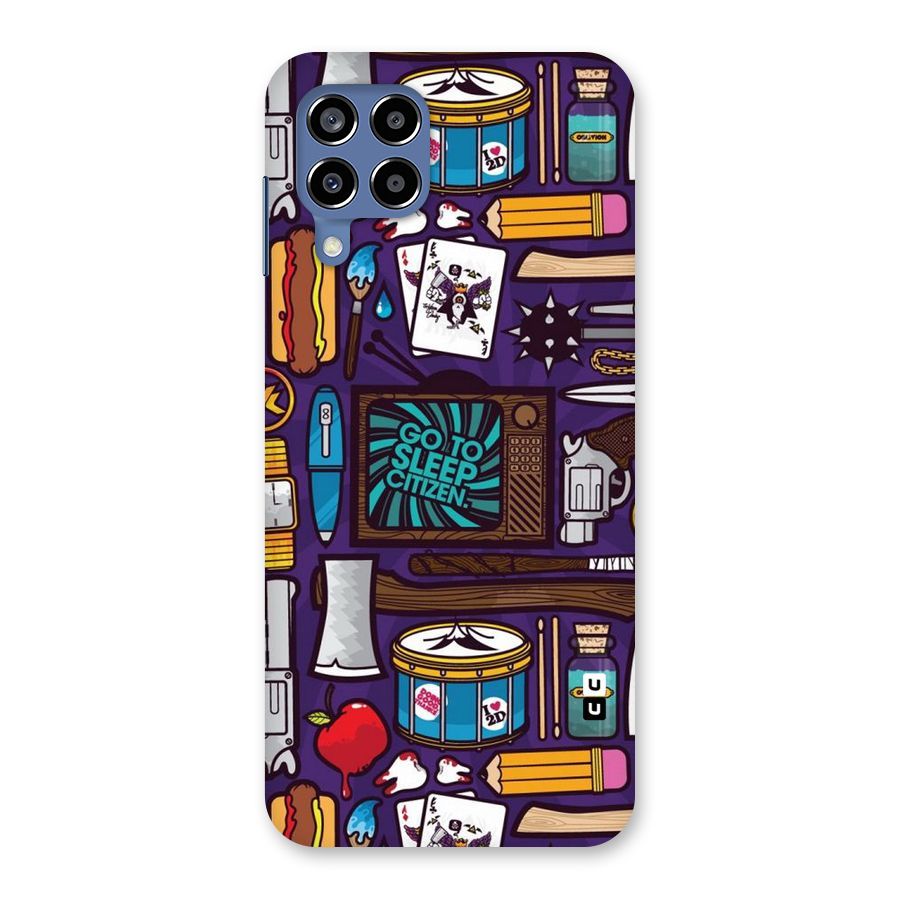 Go To Sleep Back Case for Galaxy M53 5G