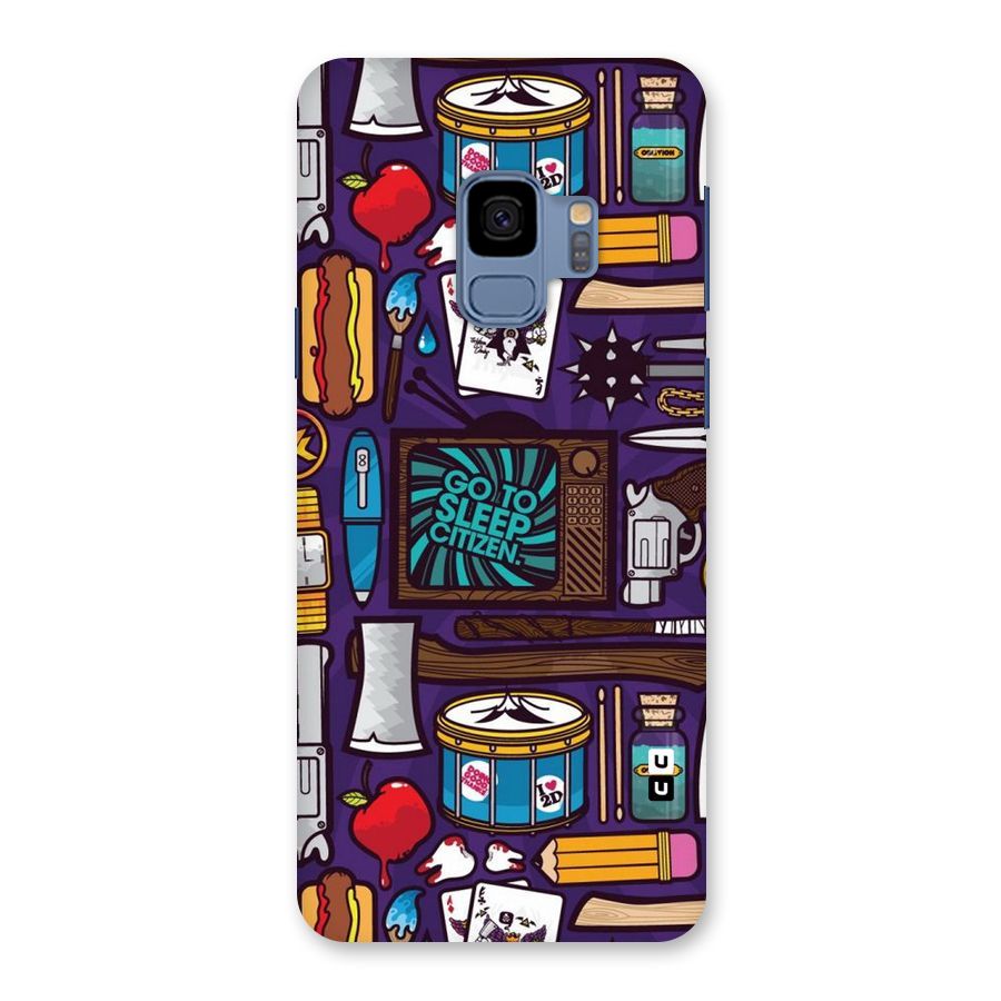 Go To Sleep Back Case for Galaxy S9