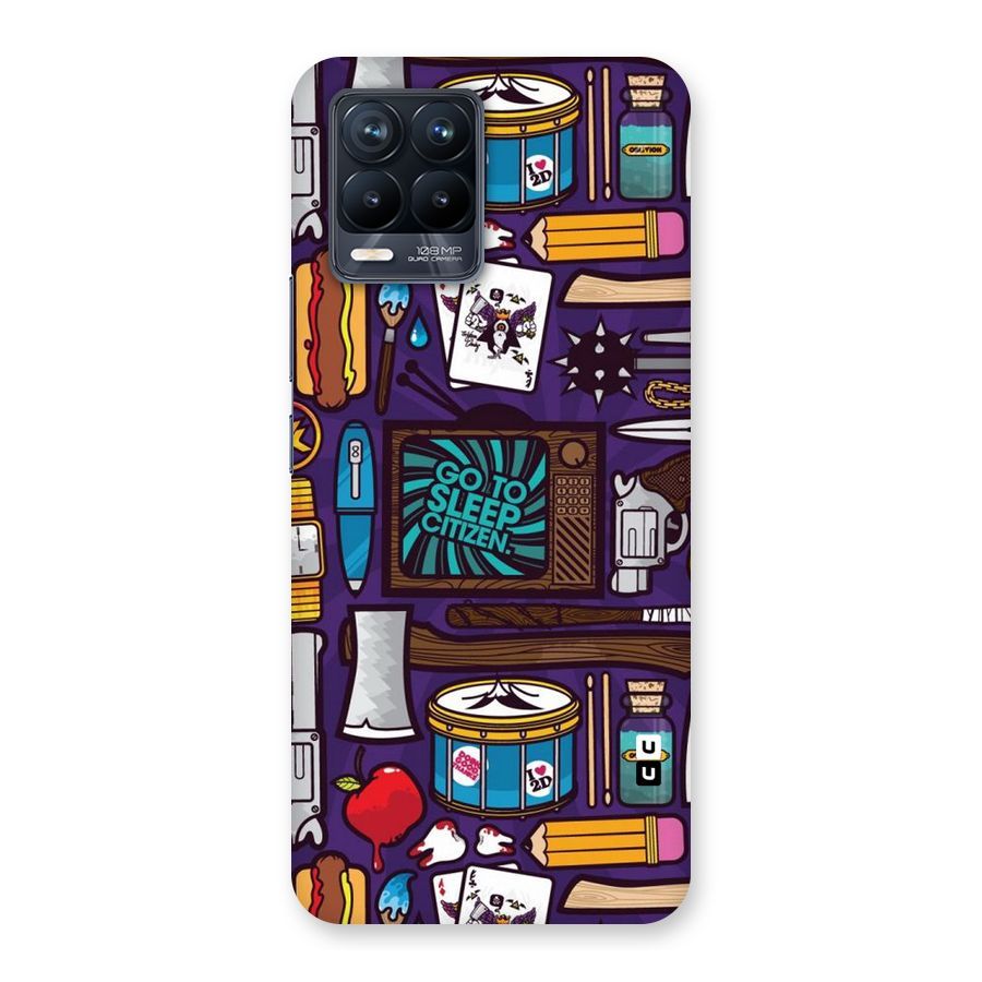 Go To Sleep Back Case for Realme 8 Pro