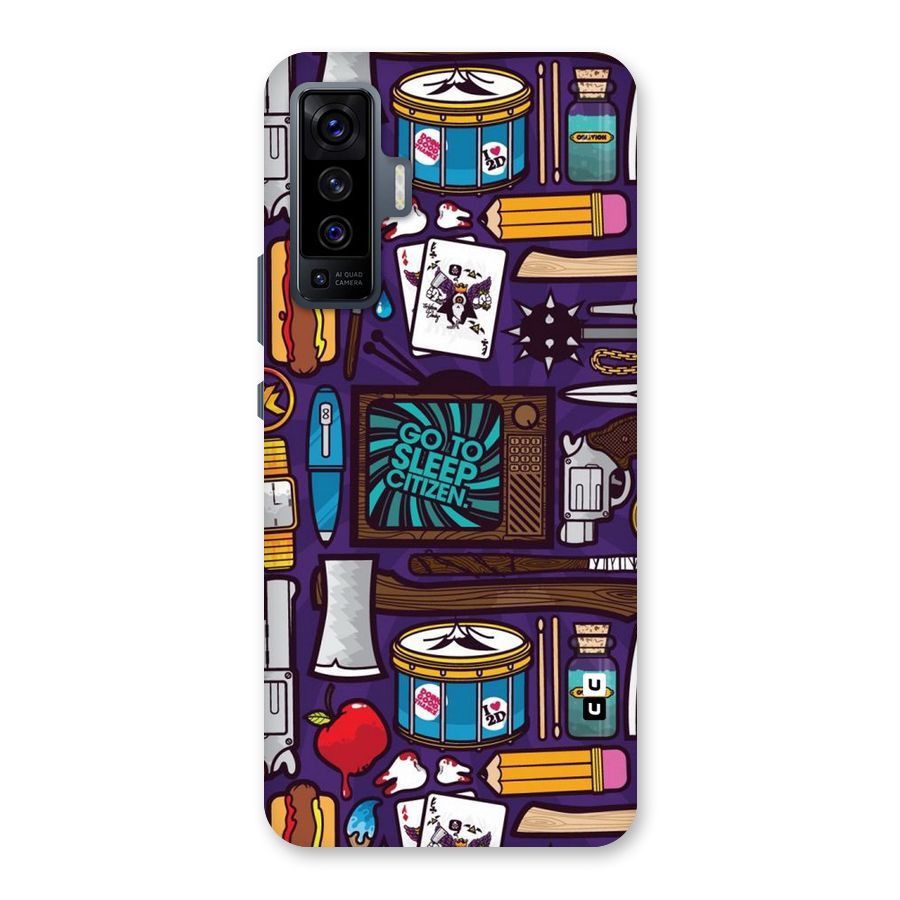 Go To Sleep Back Case for Vivo X50