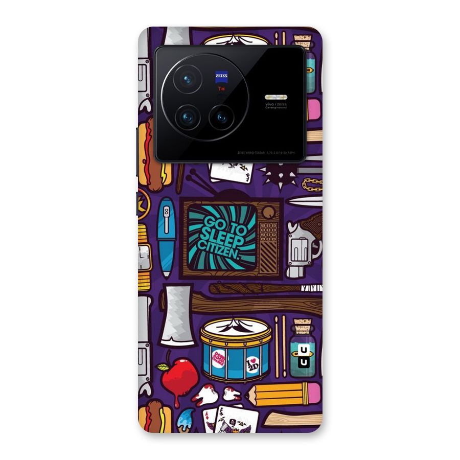 Go To Sleep Back Case for Vivo X80