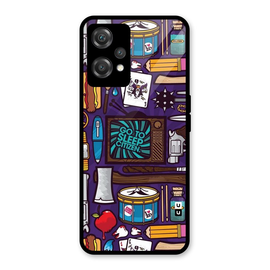 Go To Sleep Glass Back Case for OnePlus Nord CE 2 Lite 5G