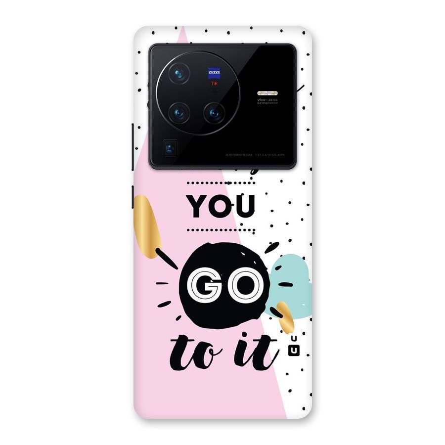 Go To Success Back Case for Vivo X80 Pro