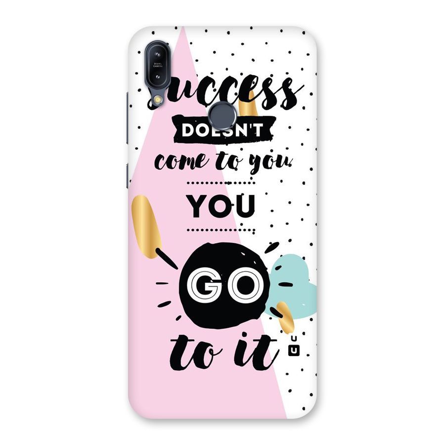 Go To Success Back Case for Zenfone Max M2