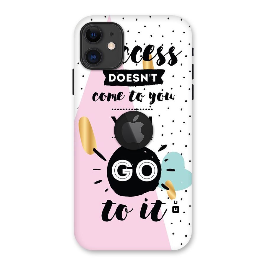 Go To Success Back Case for iPhone 11 Logo Cut