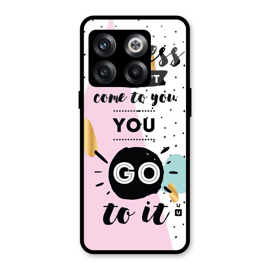 Go To Success Glass Back Case for OnePlus 10T