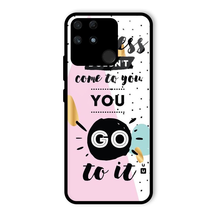 Go To Success Glass Back Case for Realme Narzo 50A