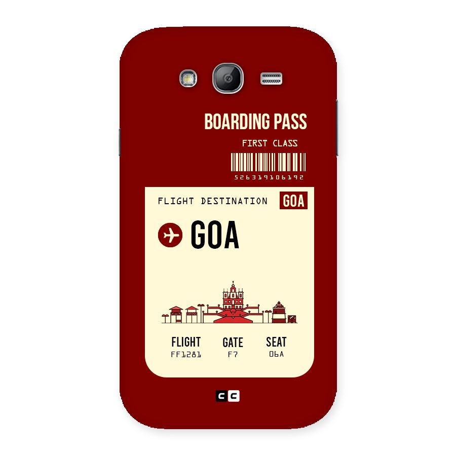 Goa Boarding Pass Back Case for Galaxy Grand