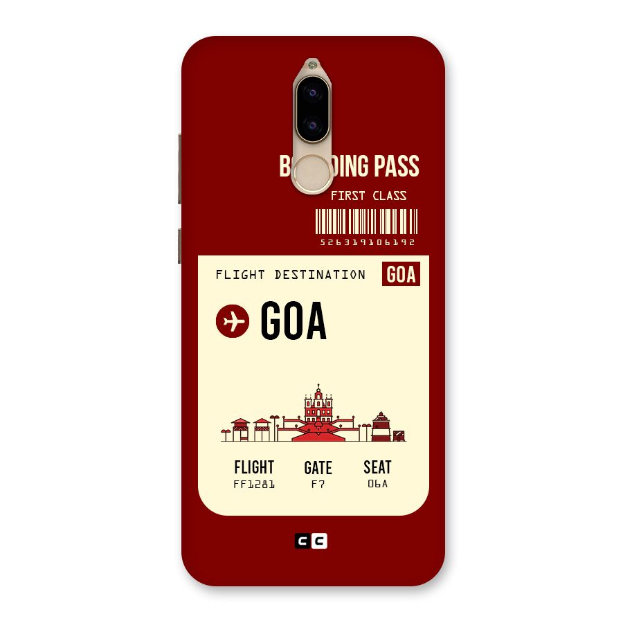 Goa Boarding Pass Back Case for Honor 9i
