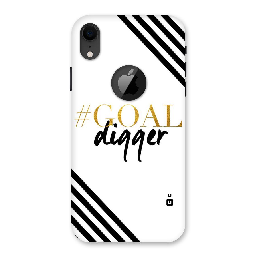 Goal Digger Back Case for iPhone XR Logo Cut