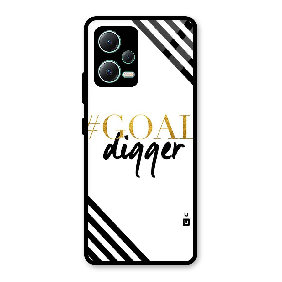Goal Digger Glass Back Case for Redmi Note 12 5G