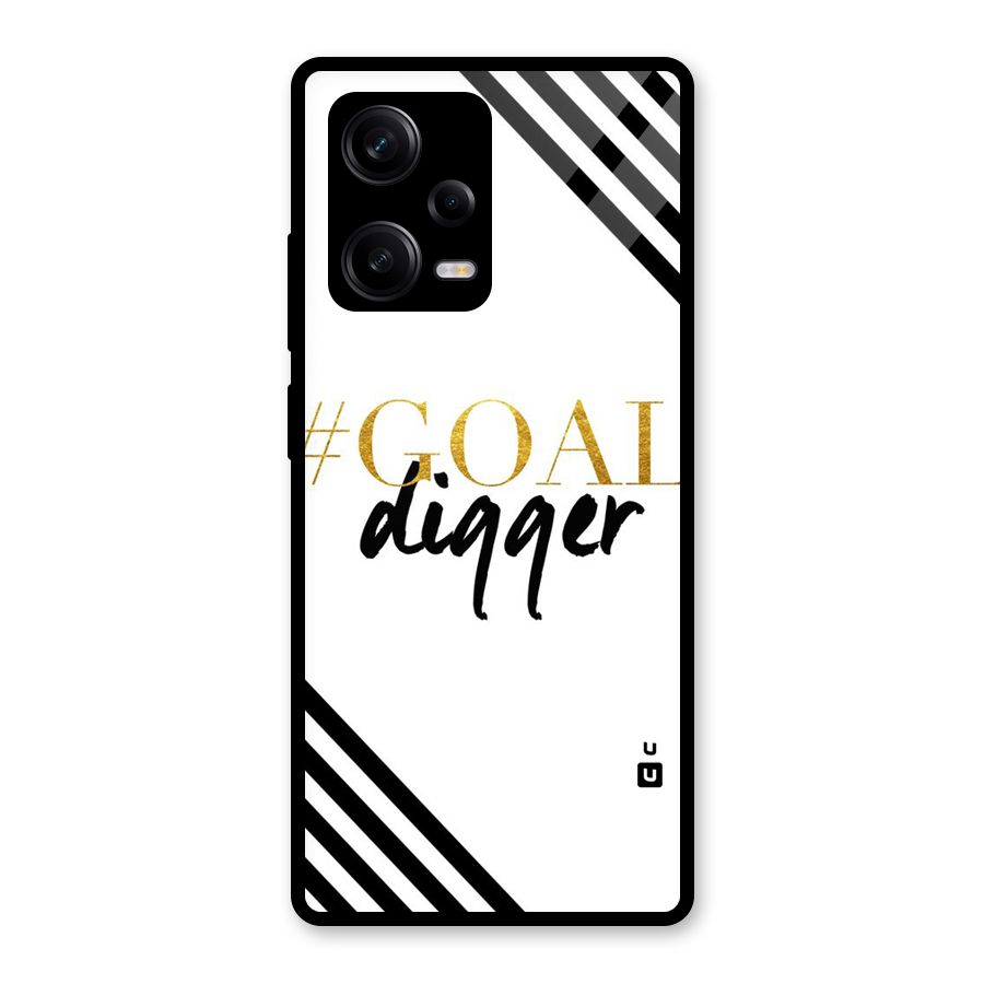 Goal Digger Glass Back Case for Redmi Note 12 Pro