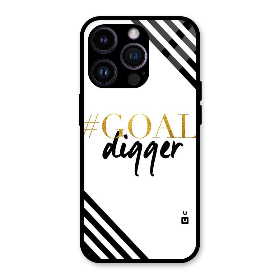 Goal Digger Glass Back Case for iPhone 14 Pro