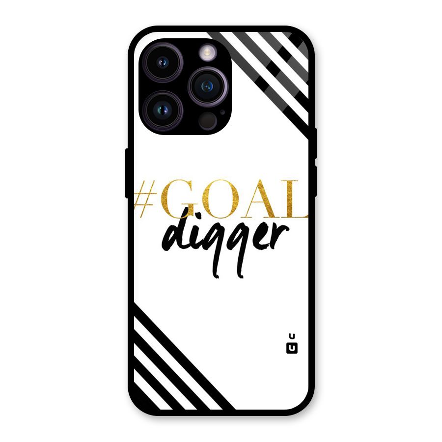 Goal Digger Glass Back Case for iPhone 14 Pro Max