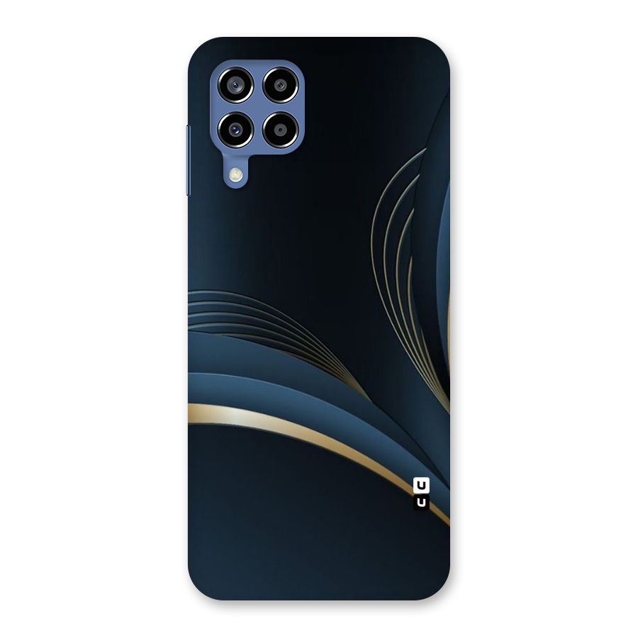 Gold Blue Beauty Back Case for Galaxy M53 5G