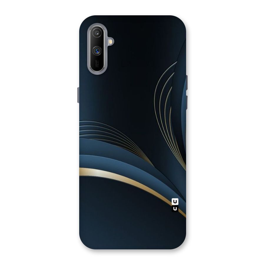 Gold Blue Beauty Back Case for Realme C3