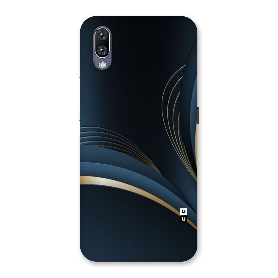Gold Blue Beauty Back Case for Vivo NEX