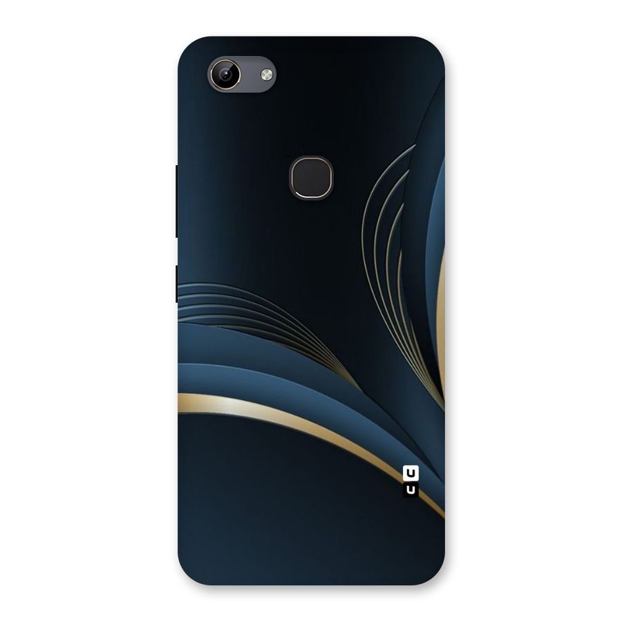 Gold Blue Beauty Back Case for Vivo Y81