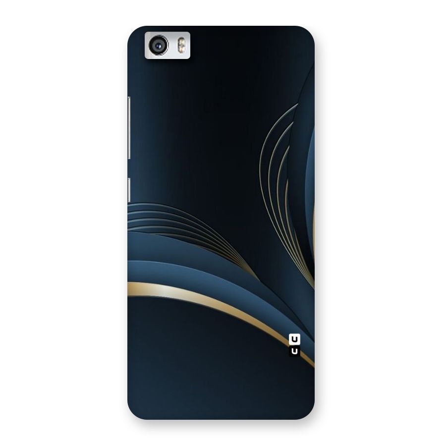 Gold Blue Beauty Back Case for Xiaomi Redmi Mi5
