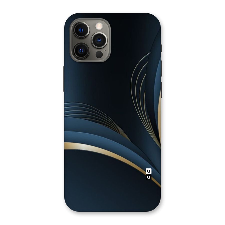 Gold Blue Beauty Back Case for iPhone 12 Pro Max