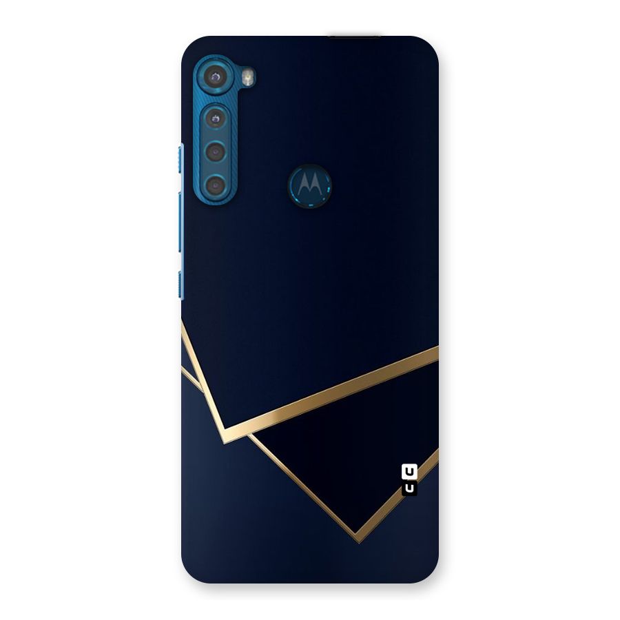 Gold Corners Back Case for Motorola One Fusion Plus